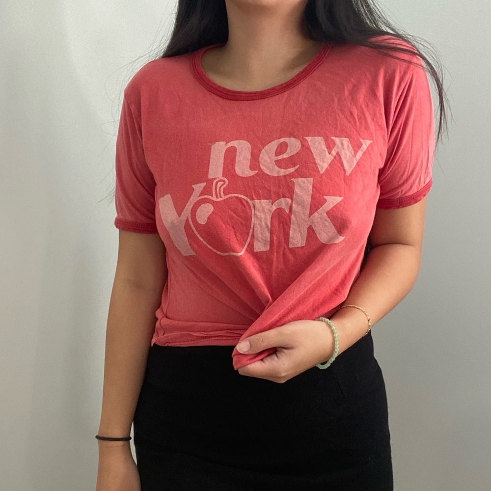 Brandy Melville New York Ringer Tee